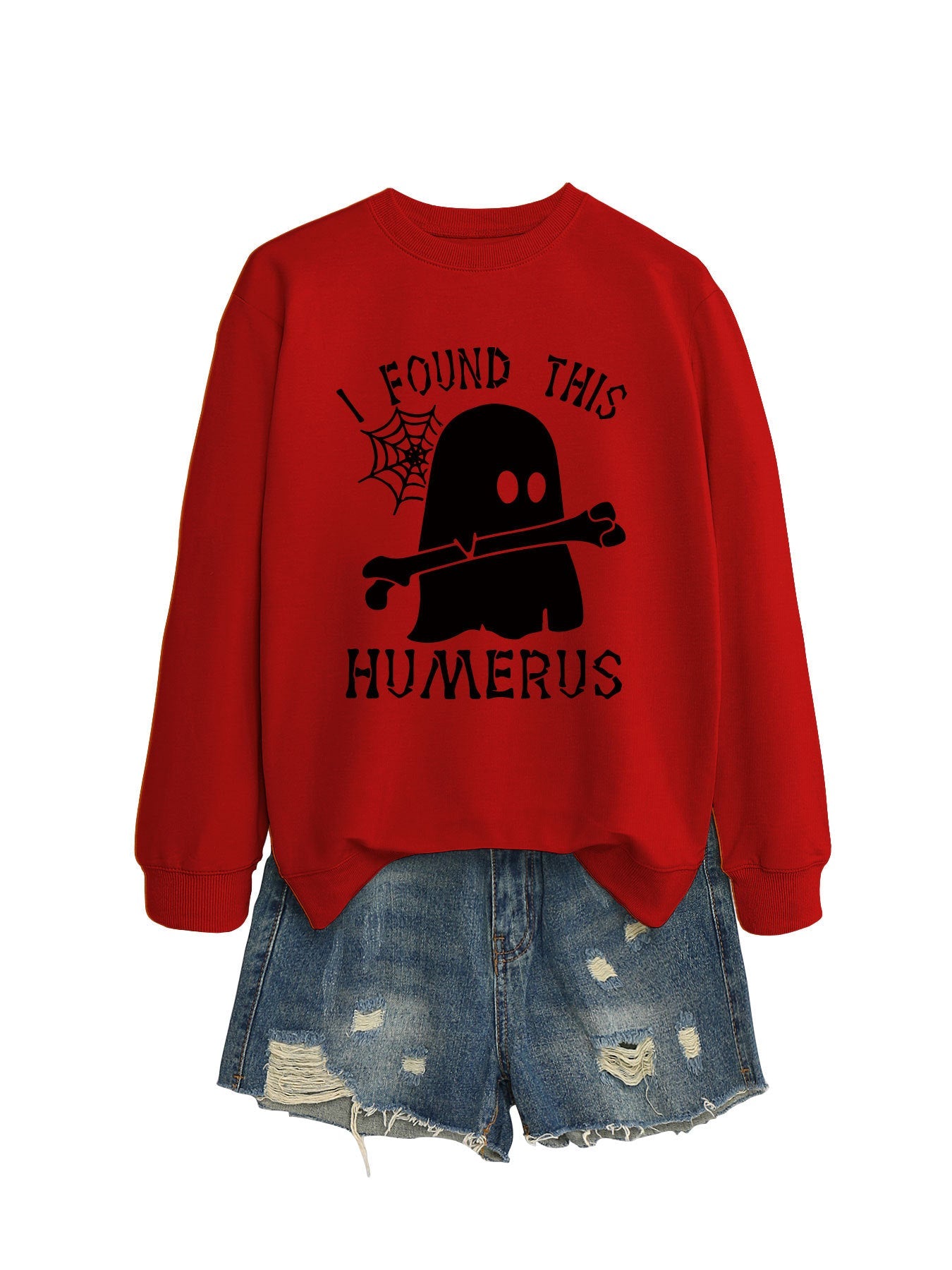 J'AI TROUVÉ CE SWEAT-SHIRT À COL ROND HUMÉRUS