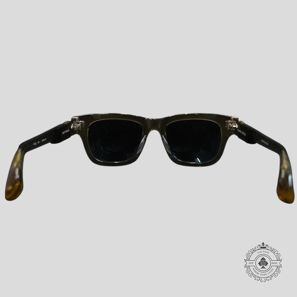Chrome Hearts Dick Fitzener Glasses in Olive/Silver