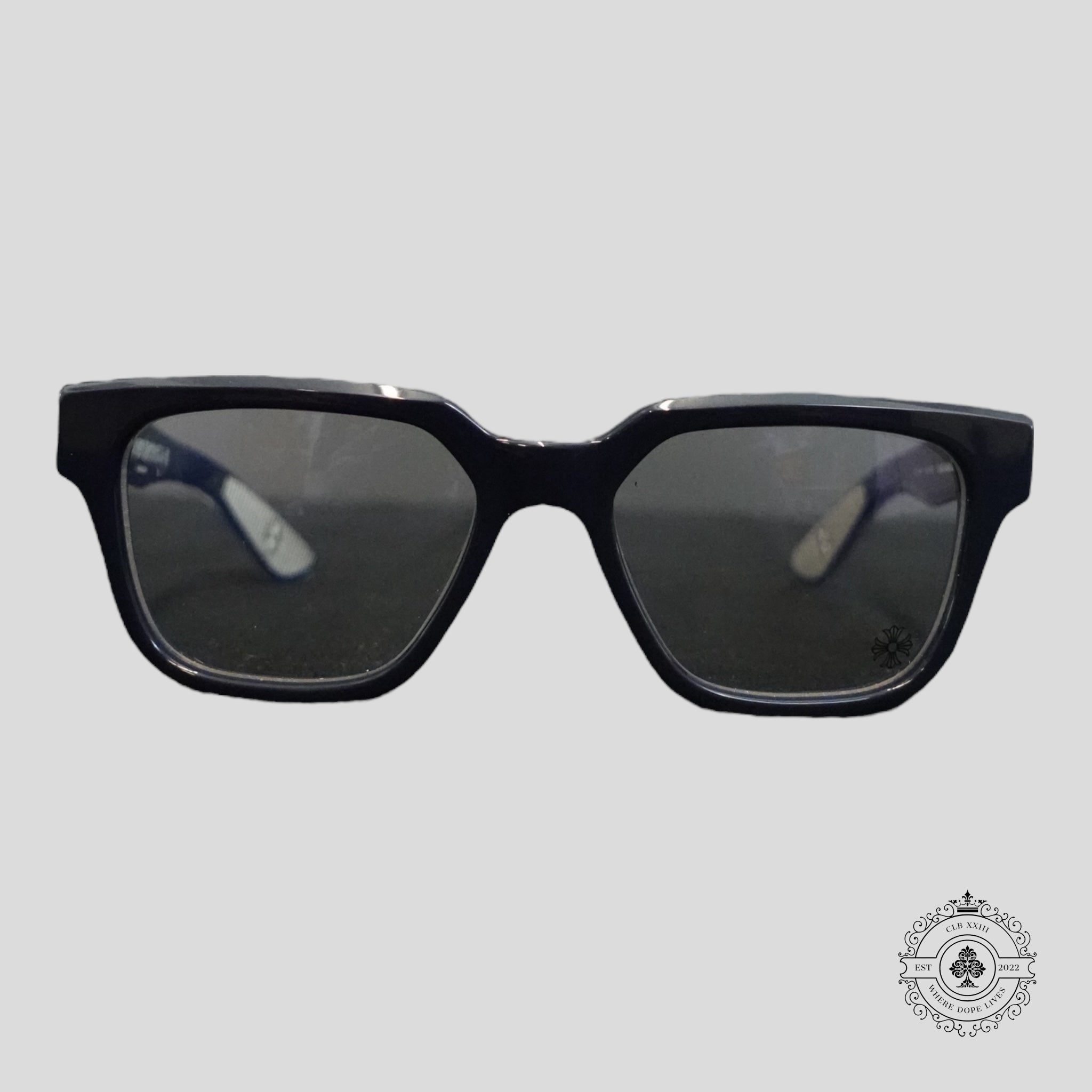 Chrome Hearts Vagillionaire II Glasses in Blue/Silver