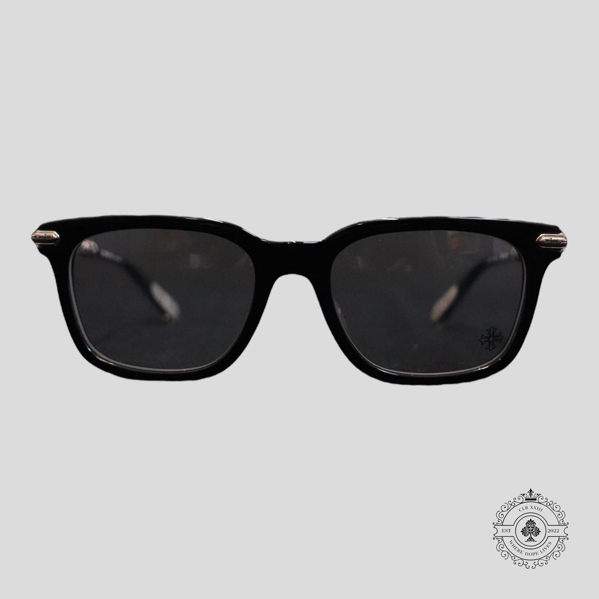 Chrome Hearts Tresticles Sunglasses in Black/Silver