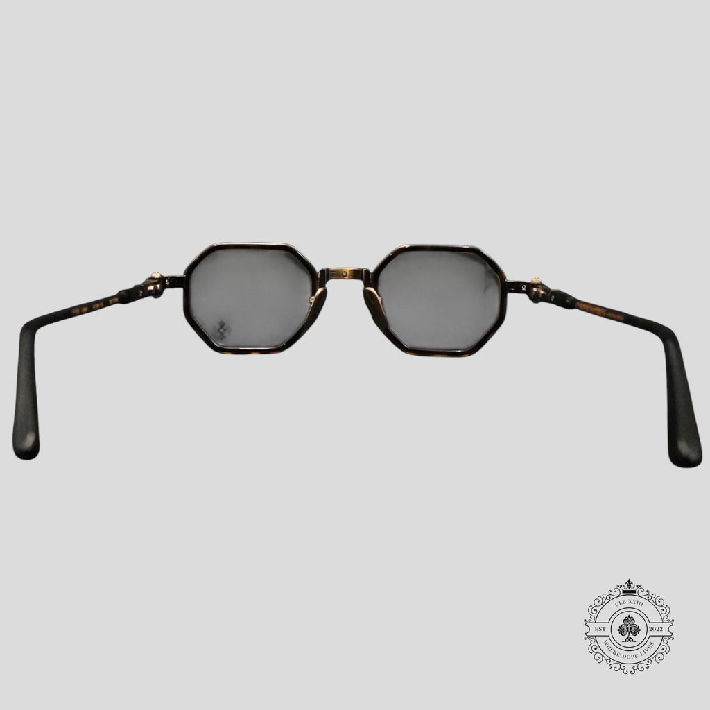 Chrome Hearts Tatters Glasses in Tortoise Shell/Gold