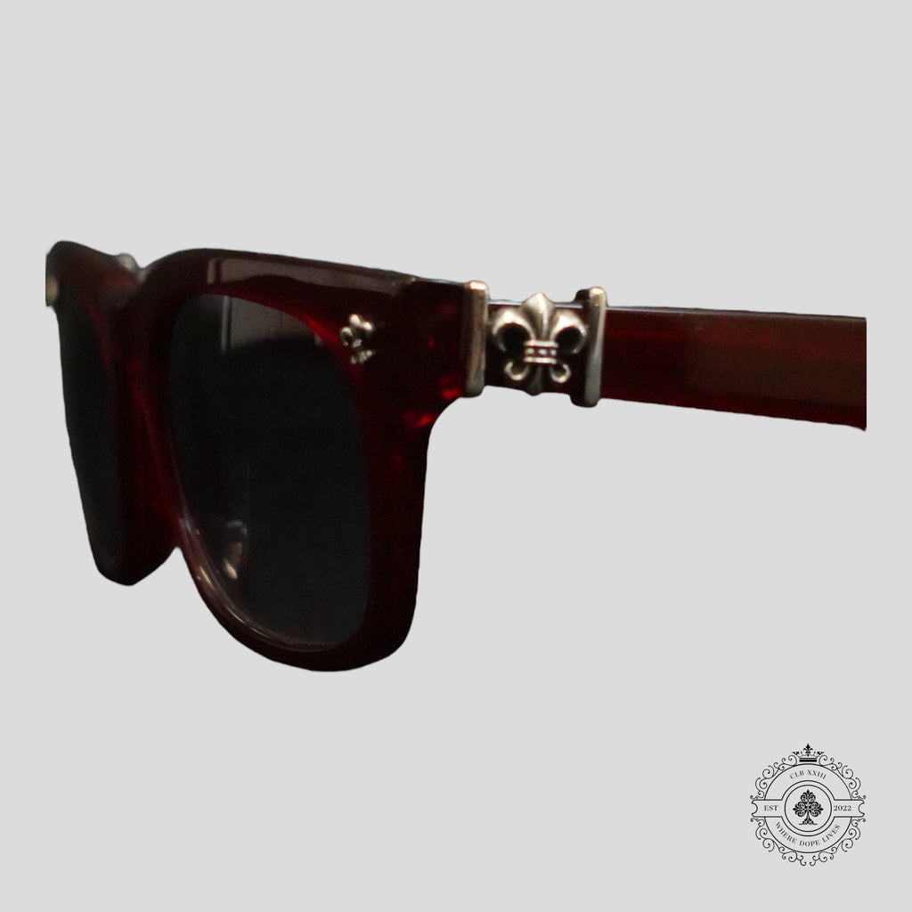 Chrome Hearts Gittin Any? Glasses in Red/Silver