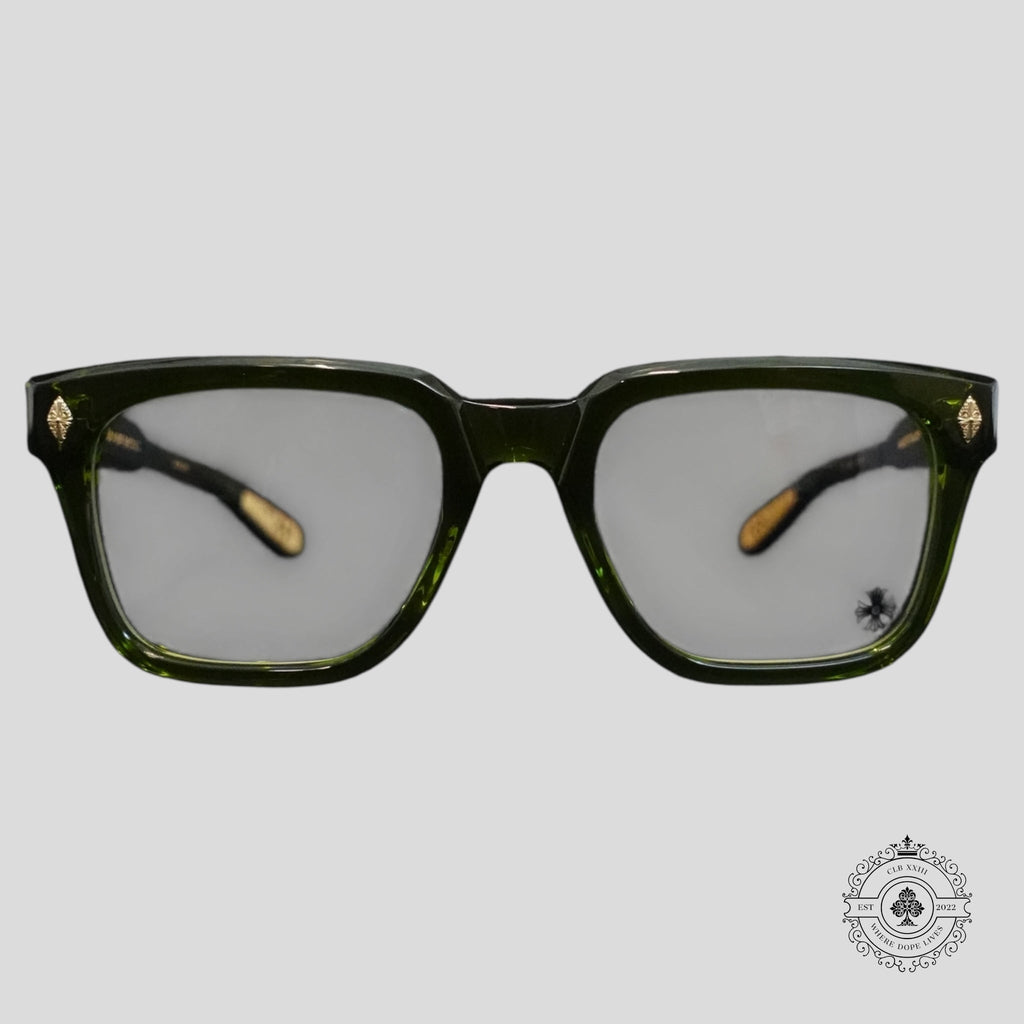 Chrome Hearts Ambidixtrous Sunglasses in Green/Gold