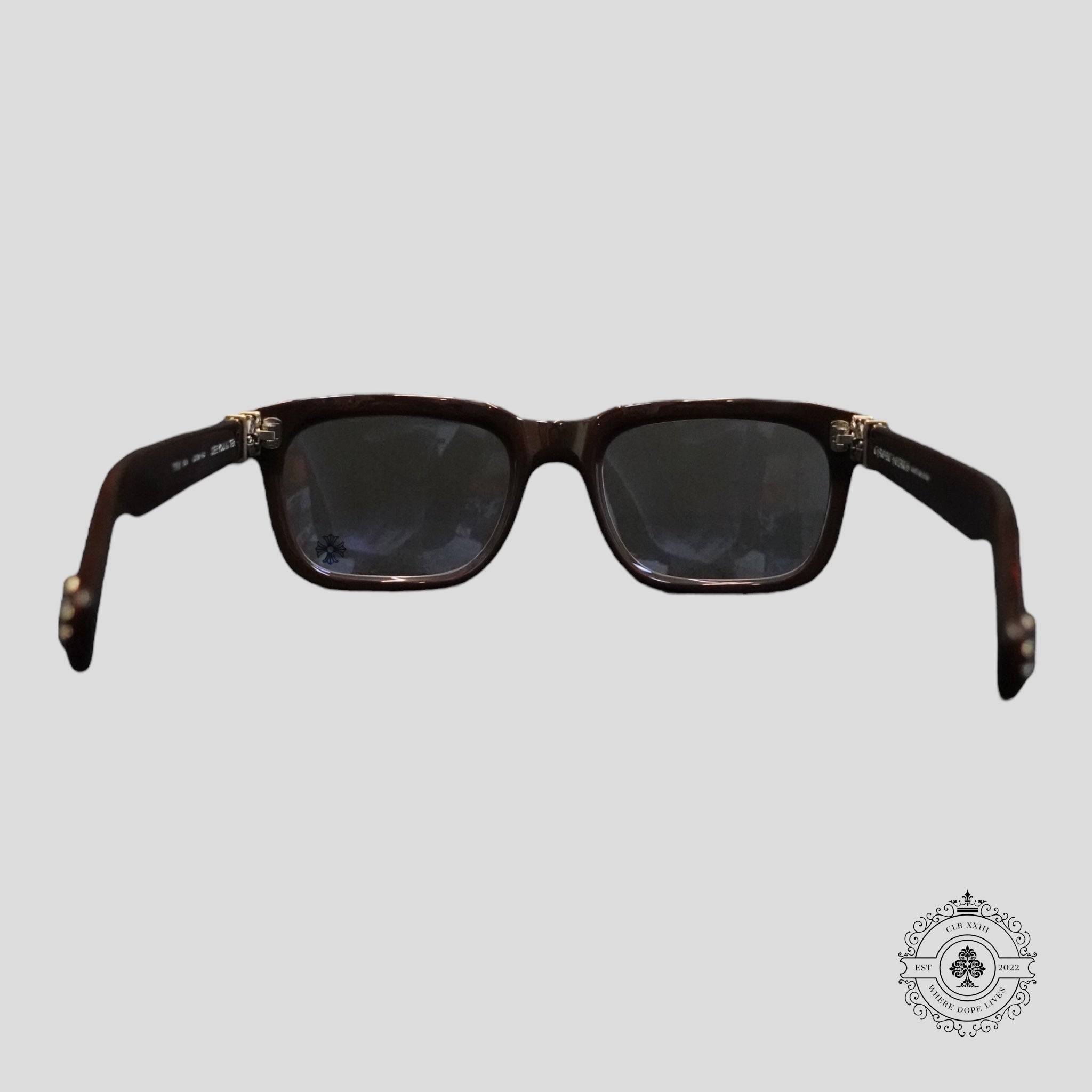 Chrome Hearts See You In Tea Sunglasses in Brown/Silver