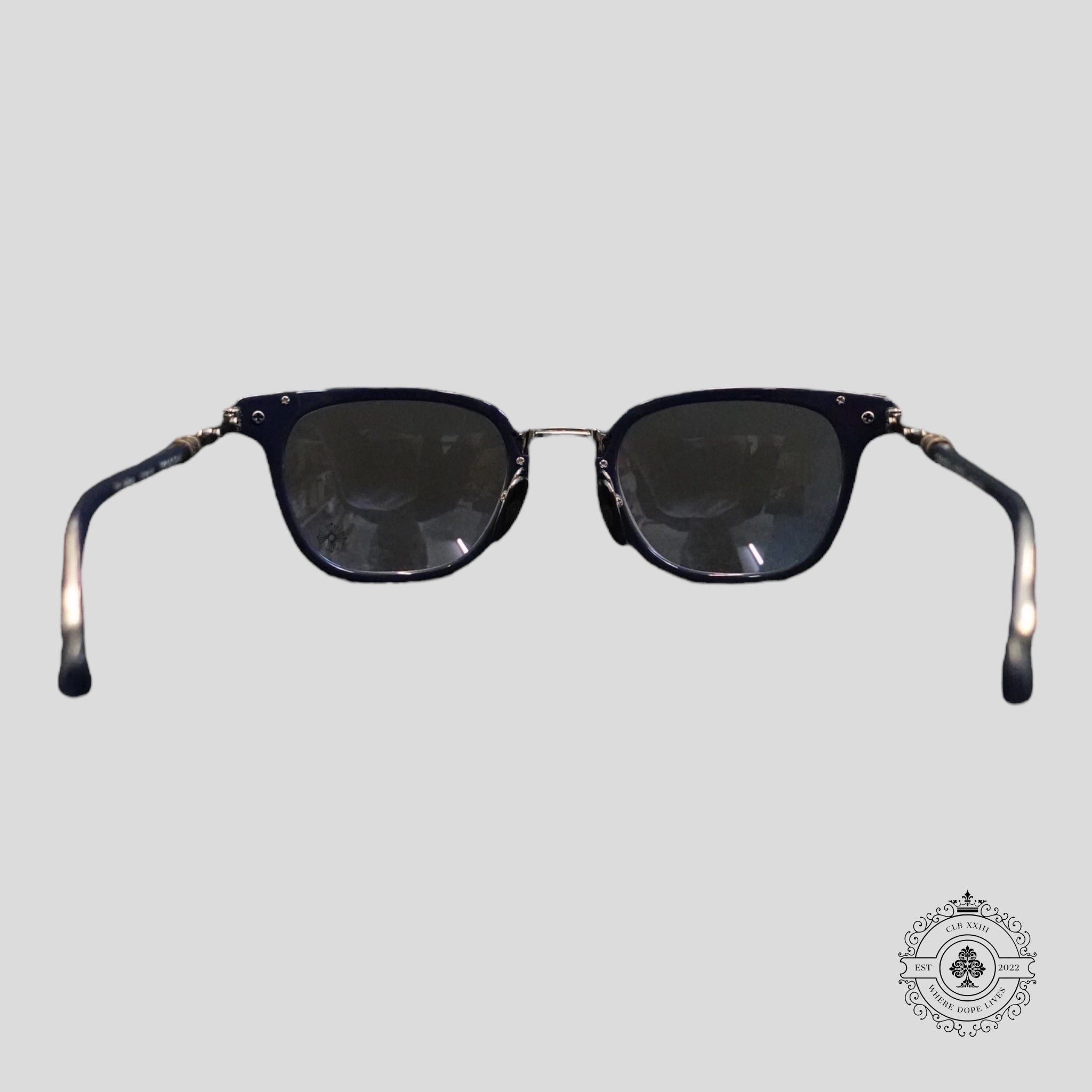 Chrome Hearts Tycoxagain Glasses in Blue/Silver