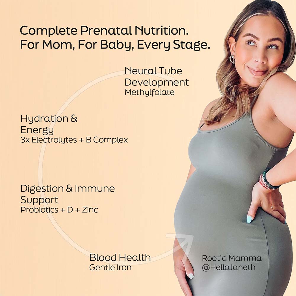 Nutrition prénatale essentielle + Électrolytes