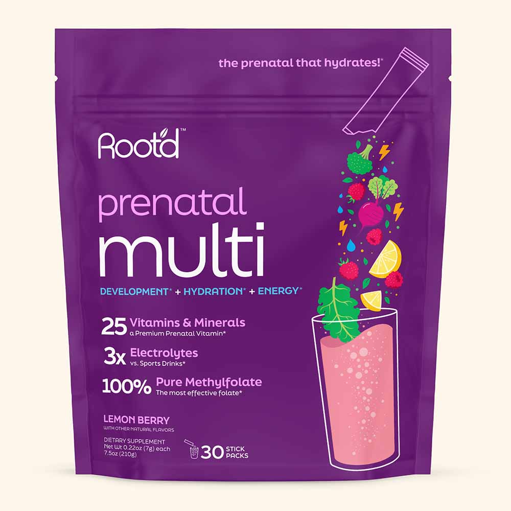 Nutrition prénatale essentielle + Électrolytes