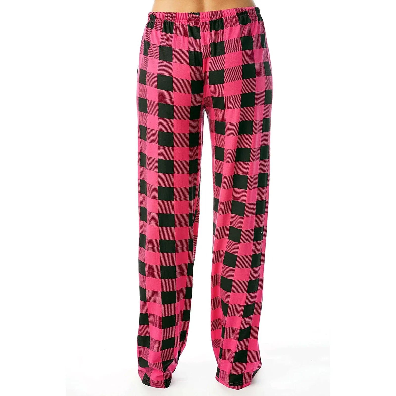 Pantalon de pyjama de Noël pour femme Pantalon à carreaux d'automne et d'hiver