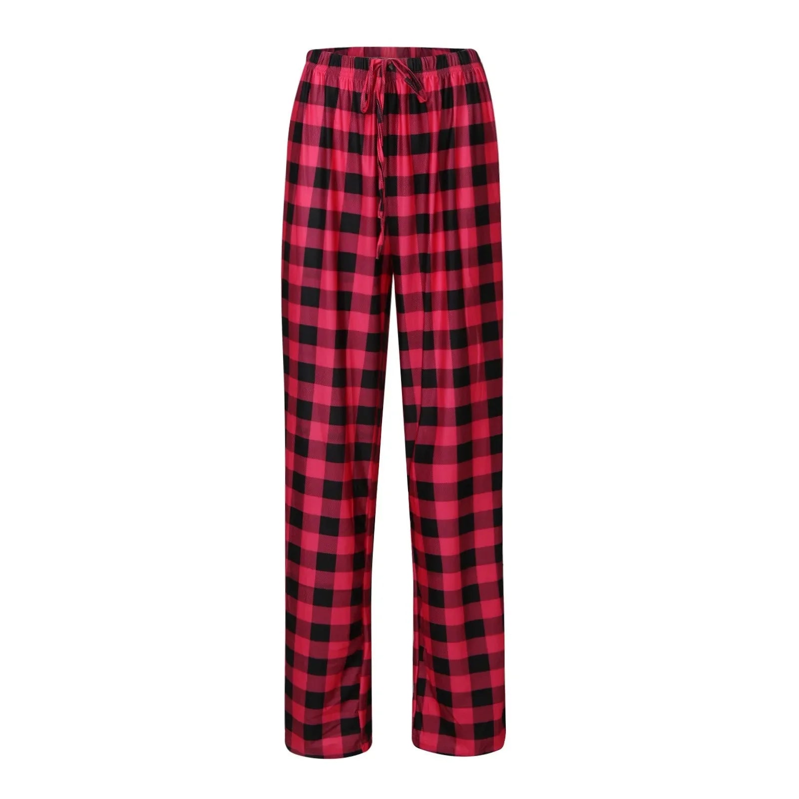 Pantalon de pyjama de Noël pour femme Pantalon à carreaux d'automne et d'hiver