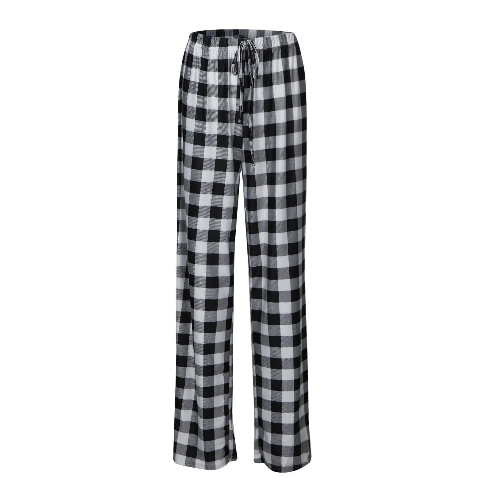 Pantalon de pyjama de Noël pour femme Pantalon à carreaux d'automne et d'hiver
