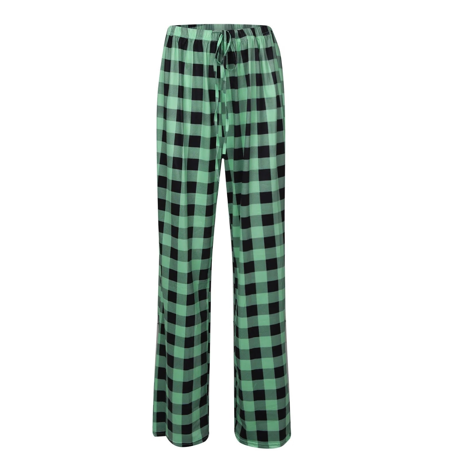 Pantalon de pyjama de Noël pour femme Pantalon à carreaux d'automne et d'hiver