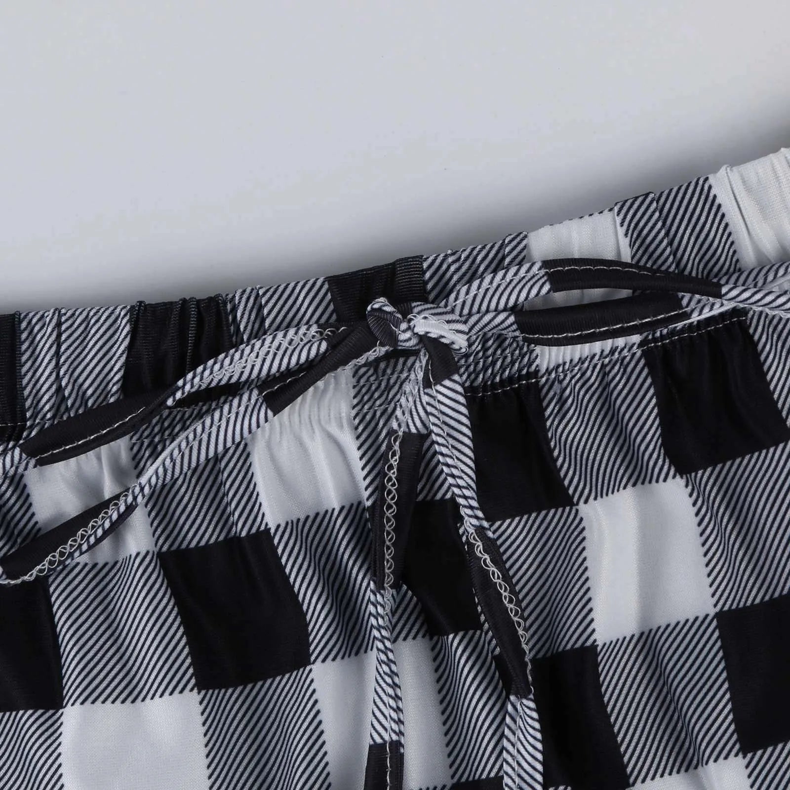 Pantalon de pyjama de Noël pour femme Pantalon à carreaux d'automne et d'hiver