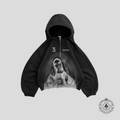 Bravest Studios Mary Zip Up Hoodie in Black