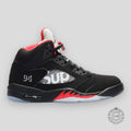 AIR JORDAN 5 RETRO X SUPREME "BLACK"