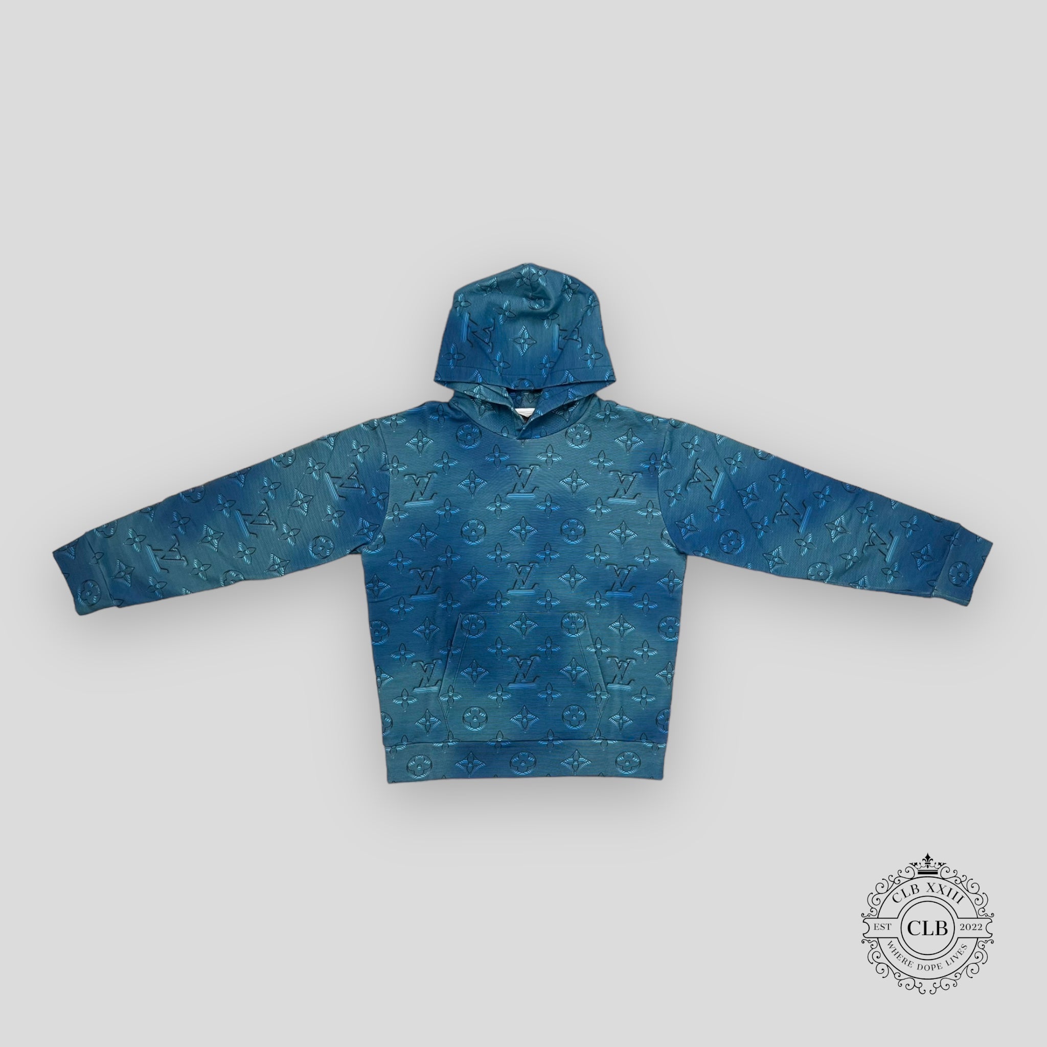 Louis Vuitton 3D Monogram Hoodie in Blue