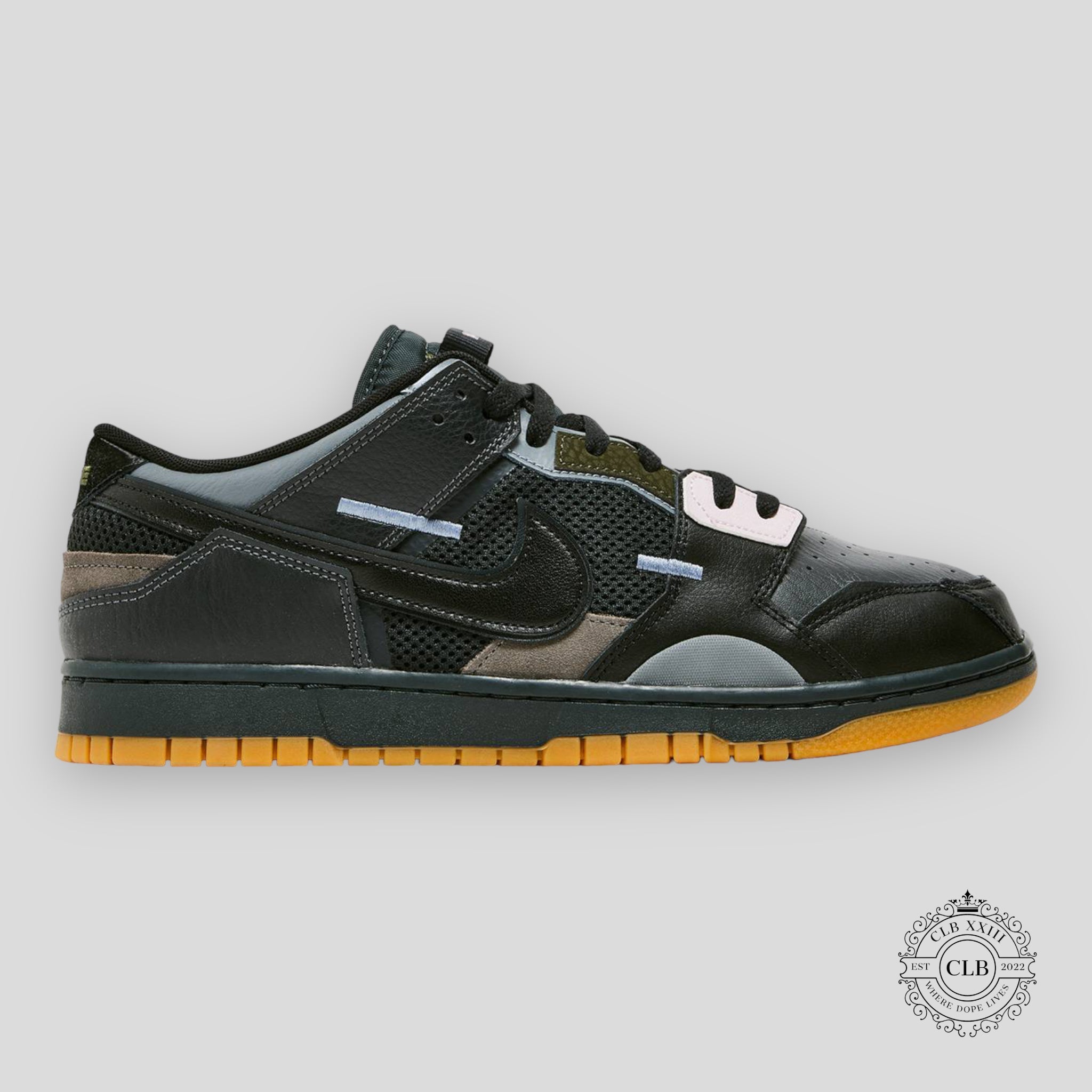 NIKE DUNK LOW SCRAP "BLACK GUM"