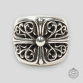 CHROME HEARTS OVAL CROSS RING