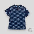 LOUIS VUITTON MIXED MONOGRAM T-SHIRT - MARINE