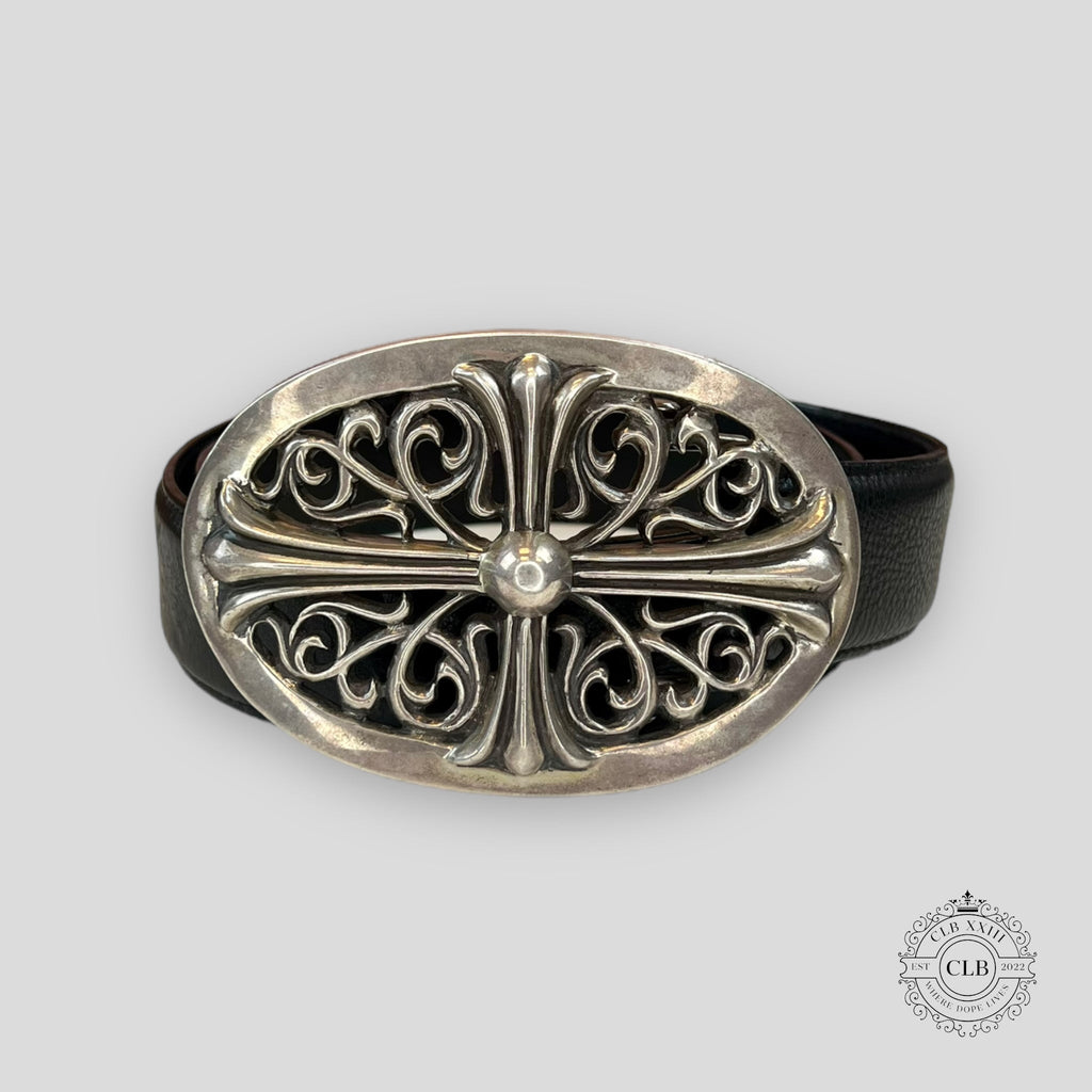 CHROME HEARTS OVAL CROSS BELT