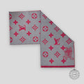 LOUIS VUITTON LV RABBIT SCARF - RED/GREY