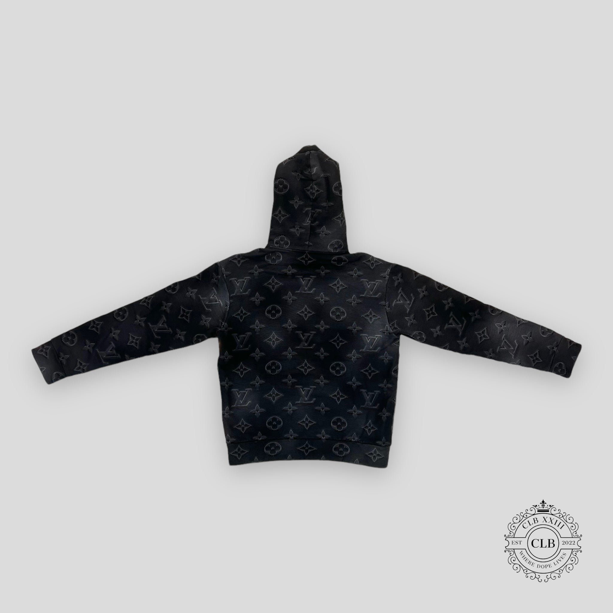 LOUIS VUITTON 2054 3D MONOGRAM HOODIE - GREY