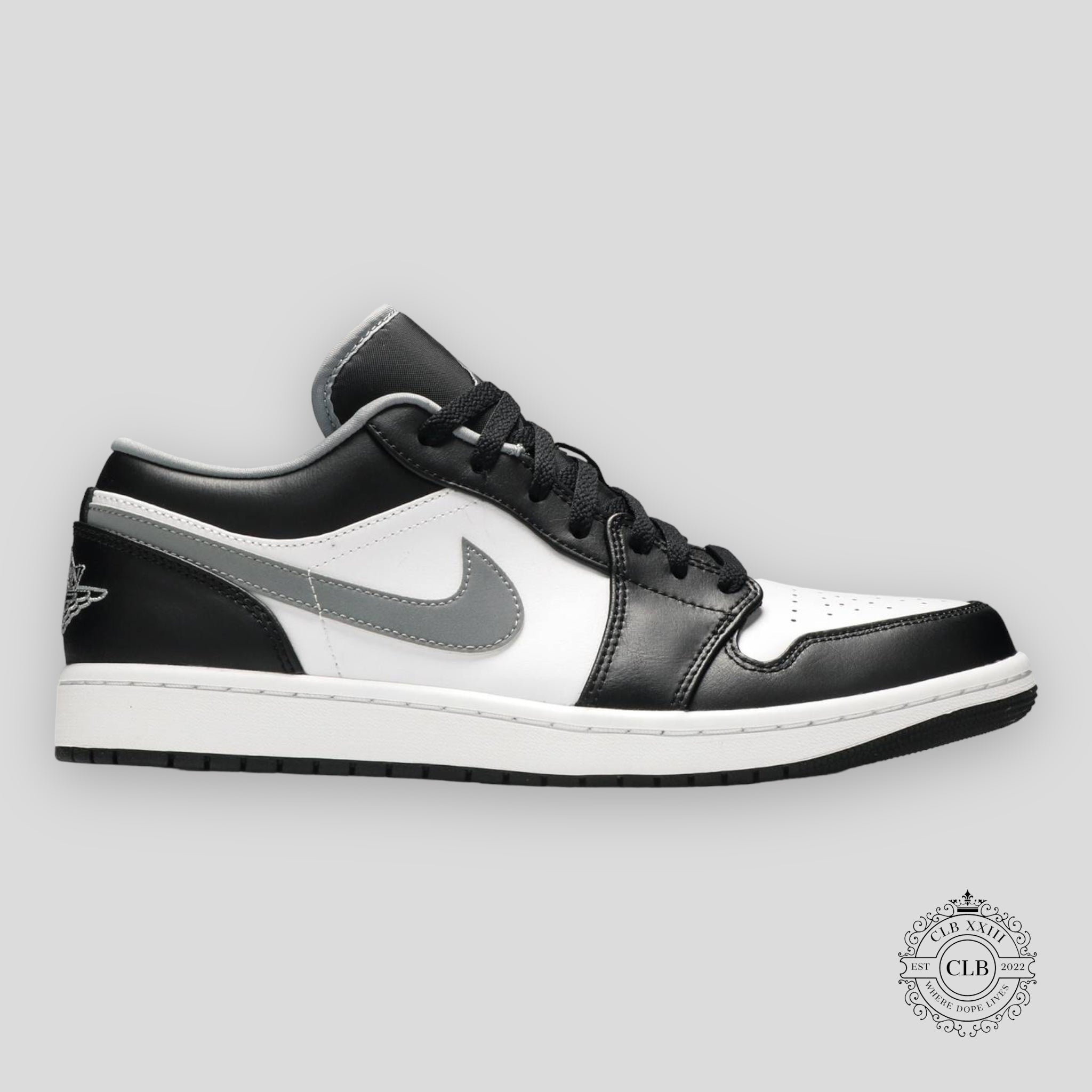 AIR JORDAN 1 LOW "BLACK & GREY"