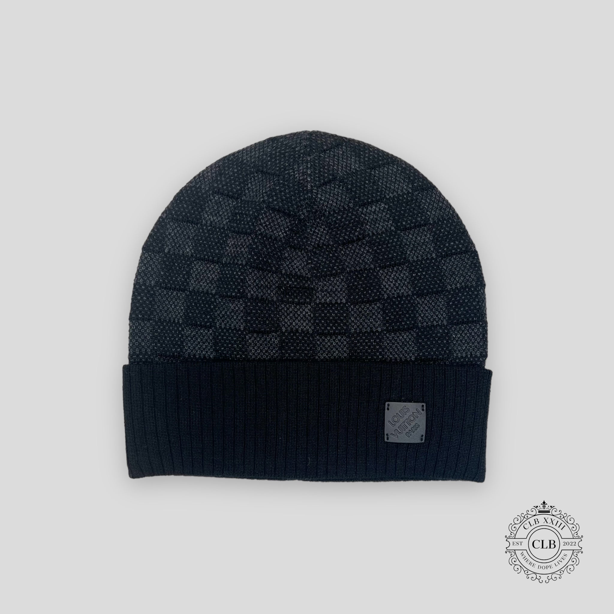 LOUIS VUITTON PETIT DAMIER HAT - BLACK