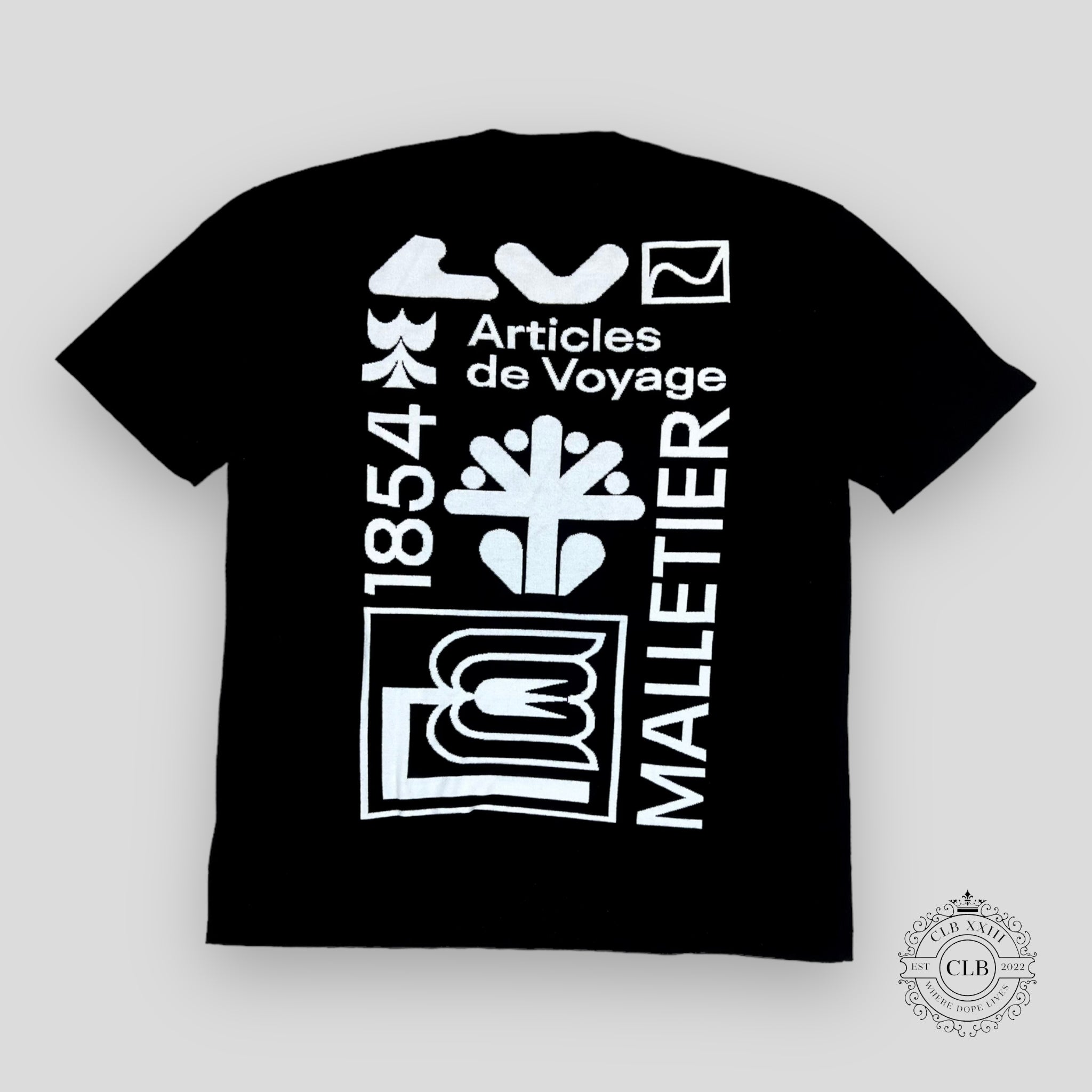 LOUIS VUITTON ARICLES DE VOYAGE T-SHIRT - BLACK