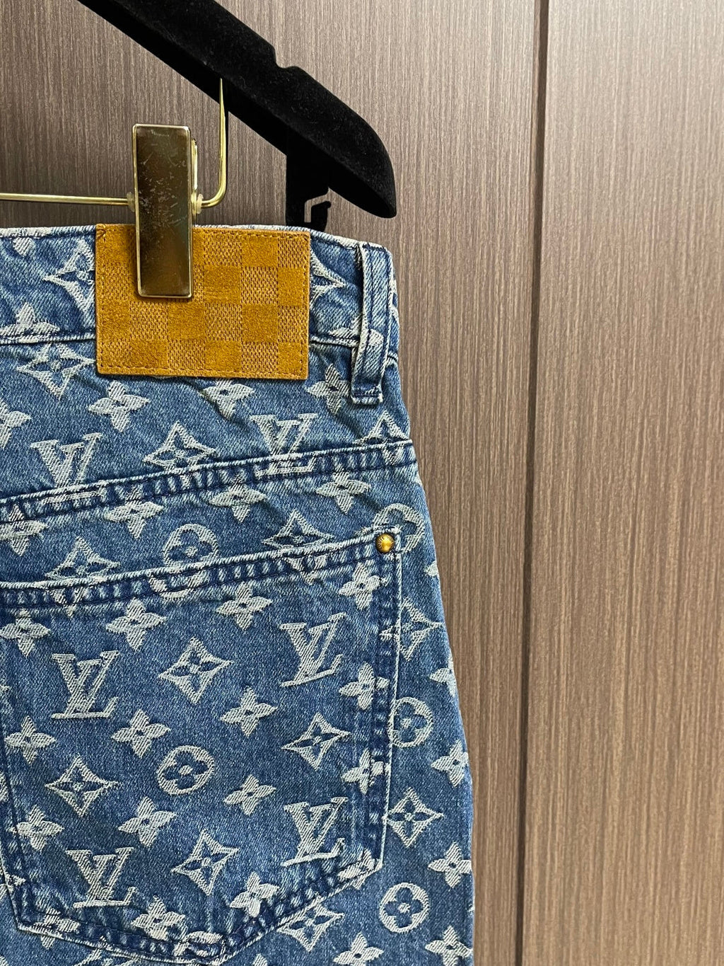 LV Monogram Denim Shorts