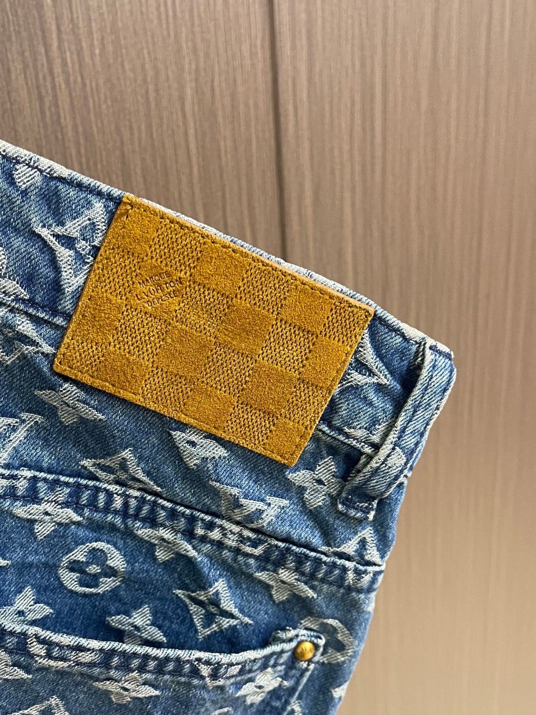 LV Monogram Denim Shorts