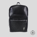Chrome Hearts Cross Patch Leather Backpack in Black