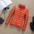 Doudounes femme 90 % duvet de canard ultra-léger, nouvelle collection 2021, manteau d'hiver à capuche