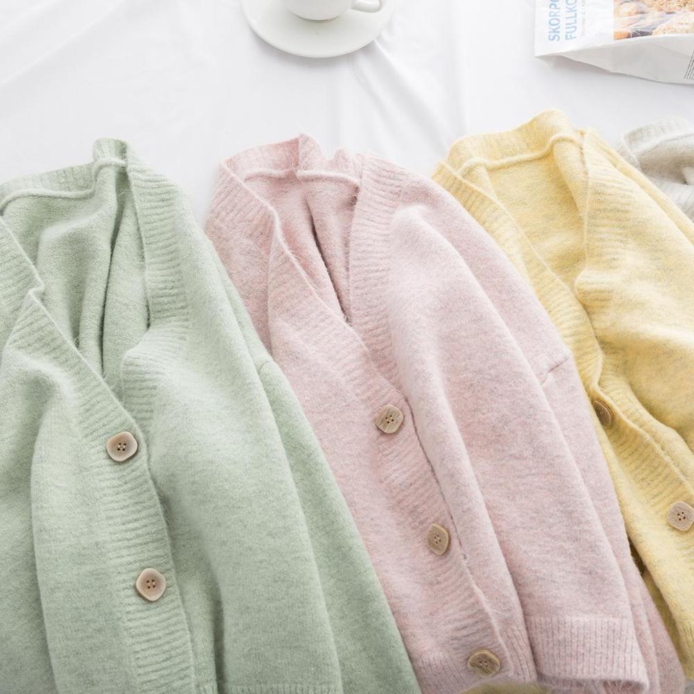 Gilet à manches lanternes en cachemire solide décontracté d'hiver à la mode pour femme