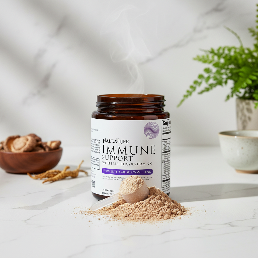 Immune Support Fermented Mushroom and Prebiotic Blend