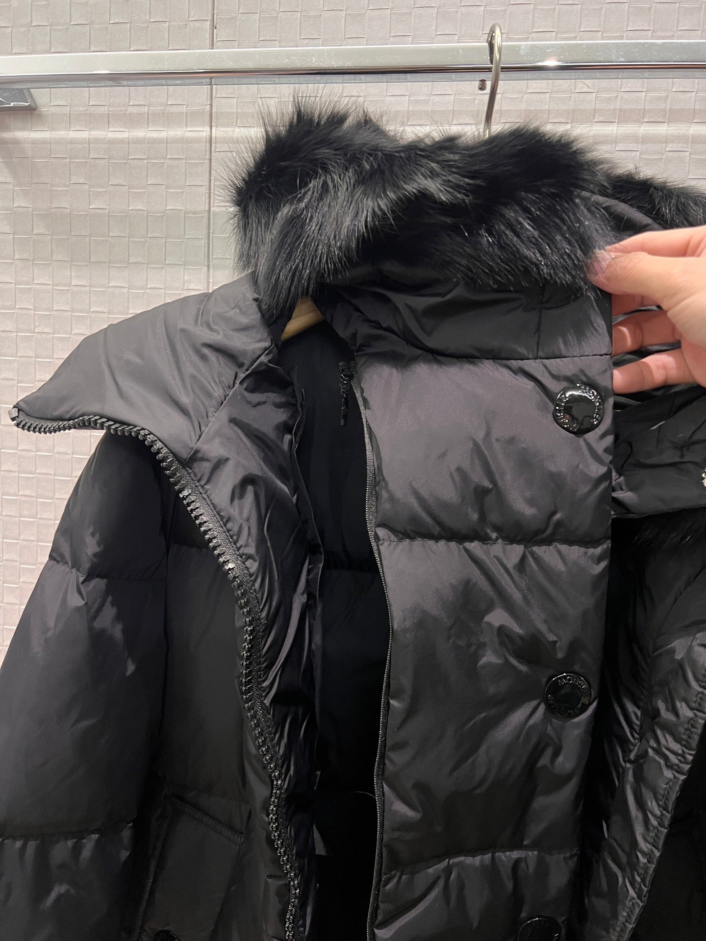 Monclear Women's 2 Piece Detachable Down Jacket
