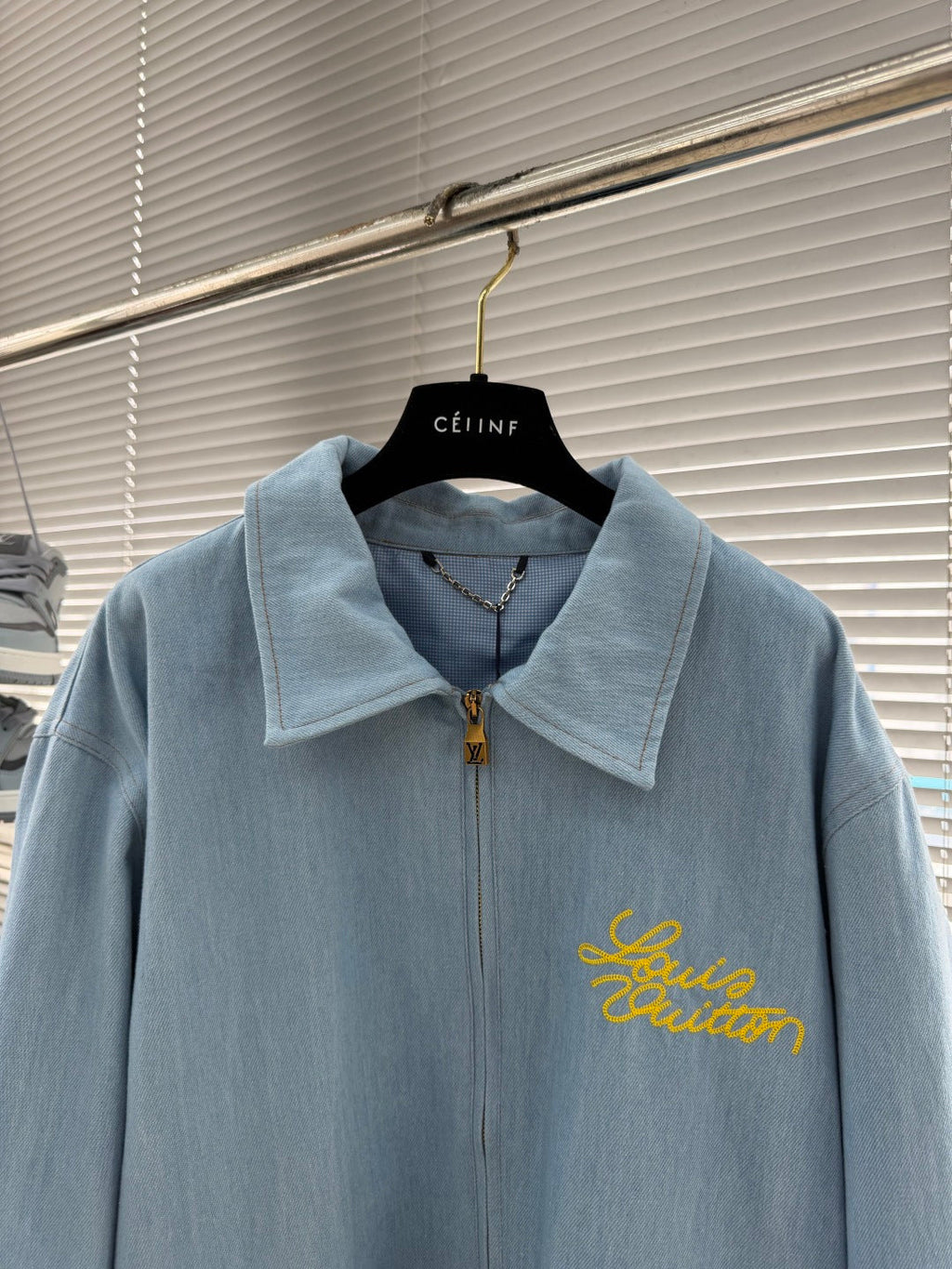 LV Collared Denim Jackets