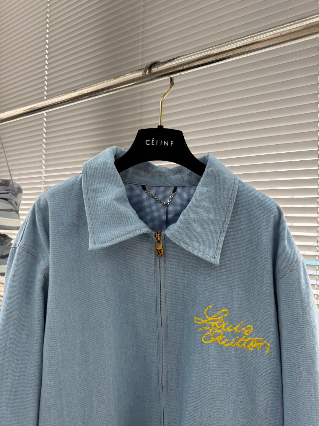 LV Collared Denim Jackets