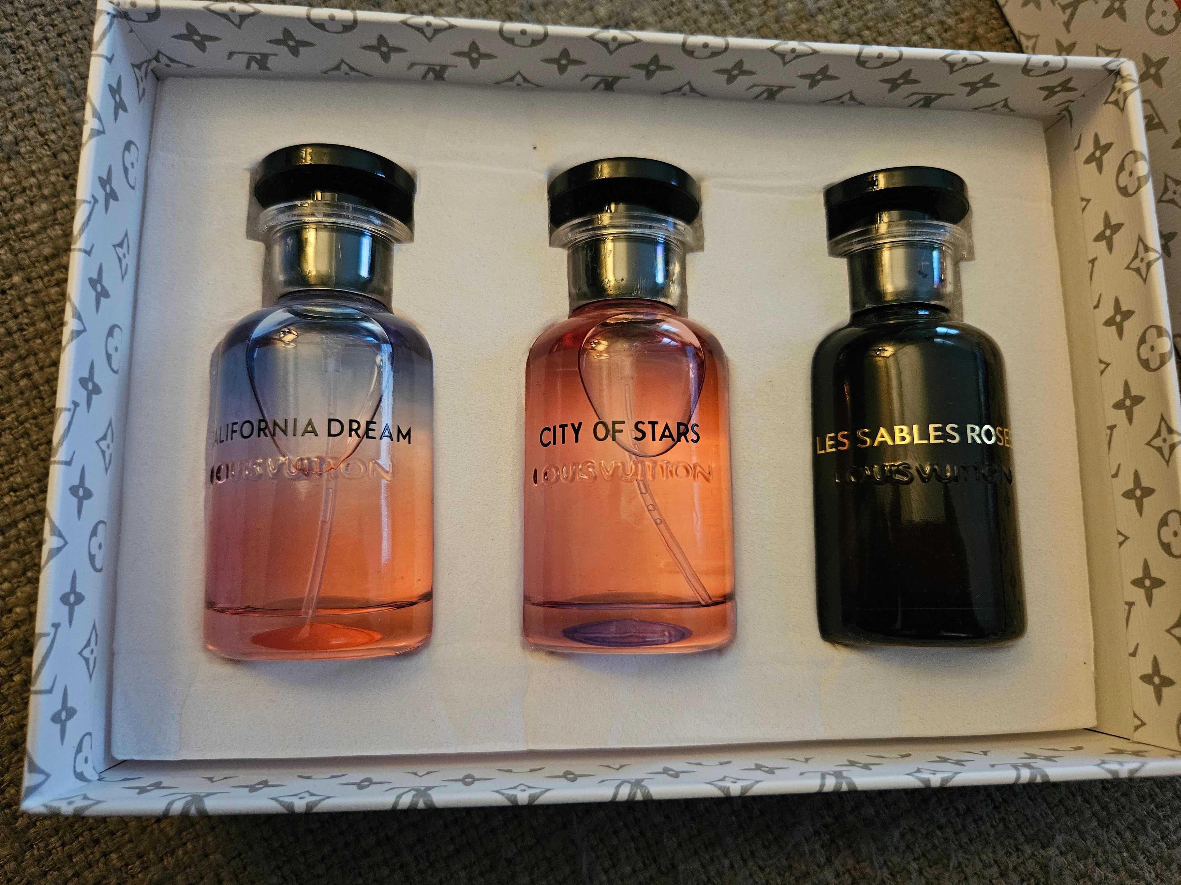 LV PERFUME SET 3X1 FL OZ
