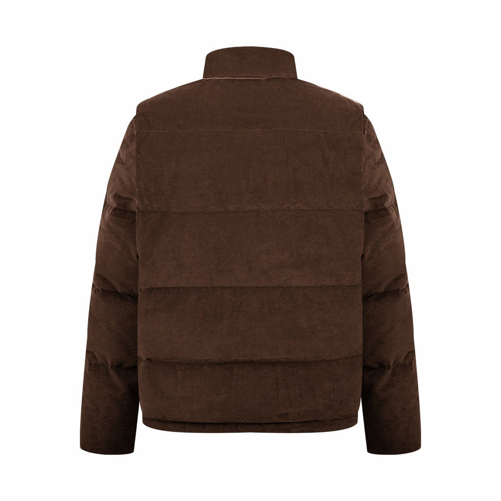Prada Detachable Corduroy Down Jacket (Brown)