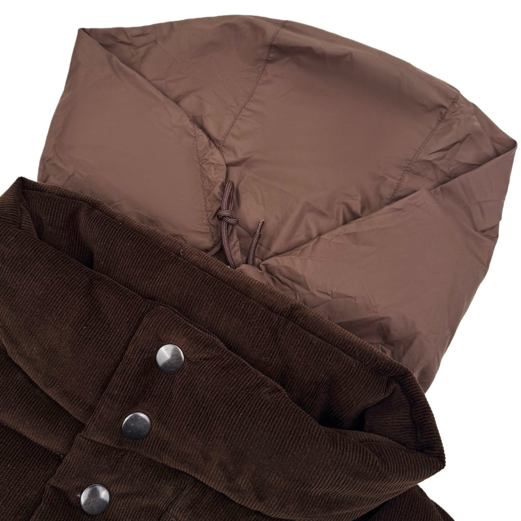 Prada Detachable Corduroy Down Jacket (Brown)