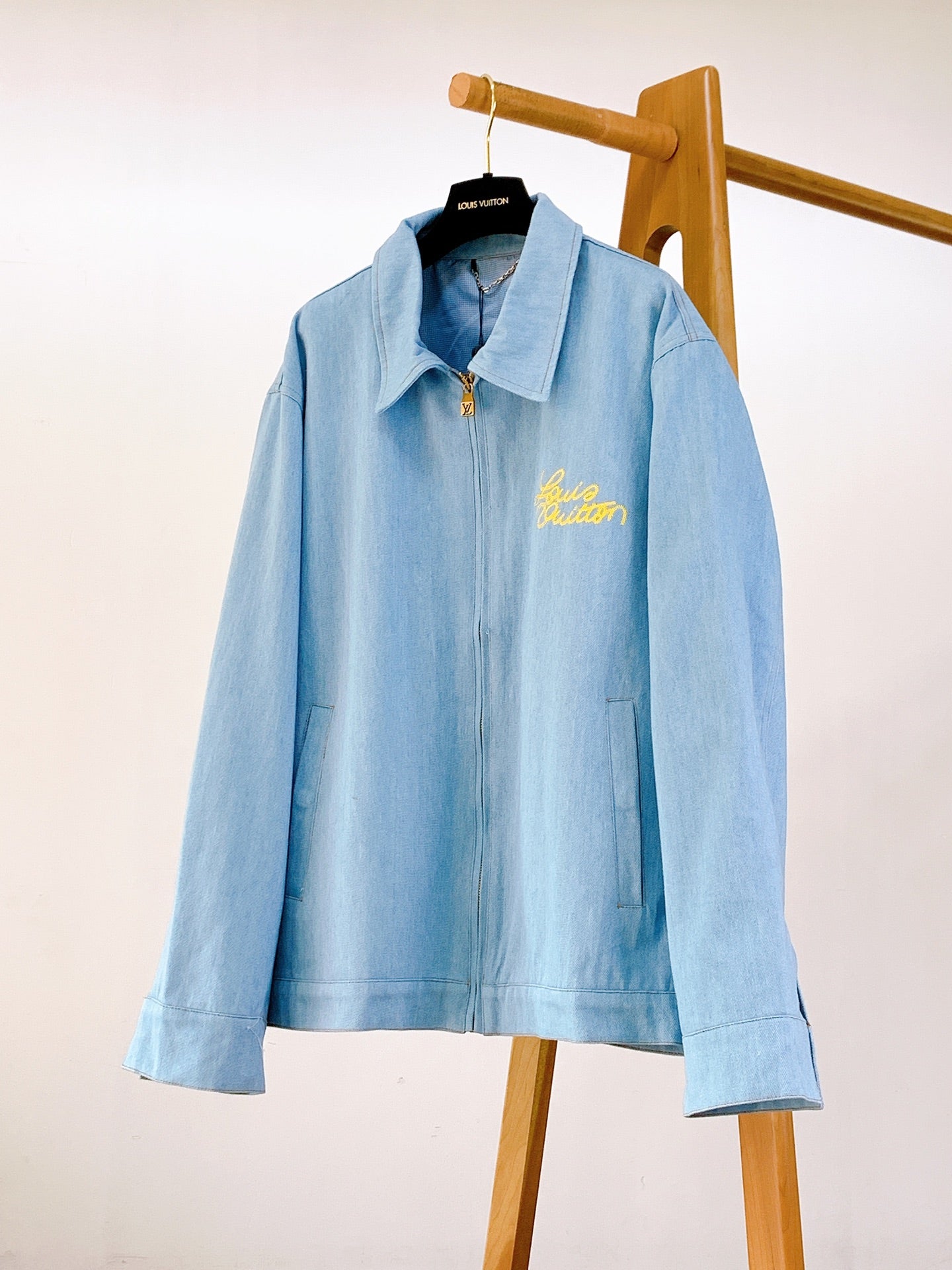 LV Collared Denim Jackets