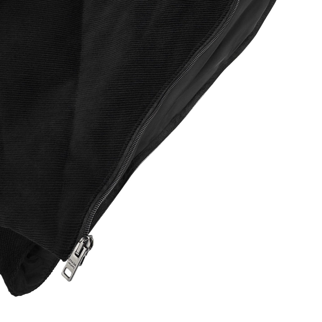 Prada Detachable Corduroy Down Jacket (Black)