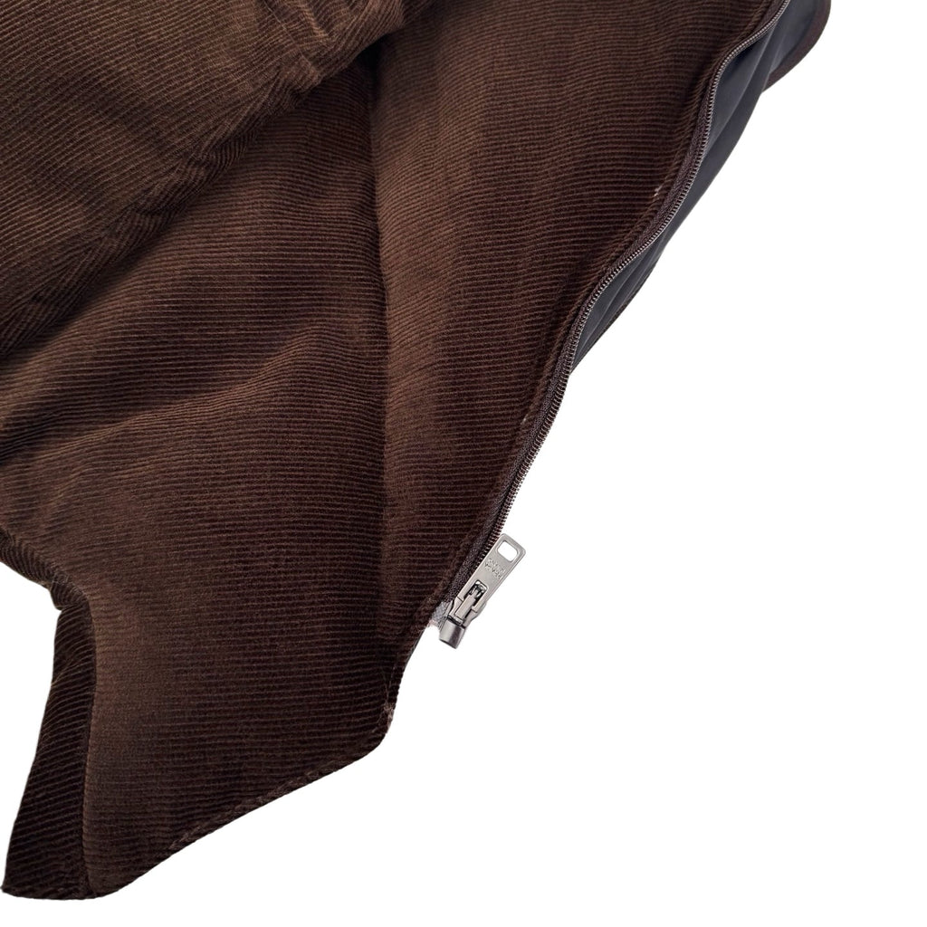 Prada Detachable Corduroy Down Jacket (Brown)