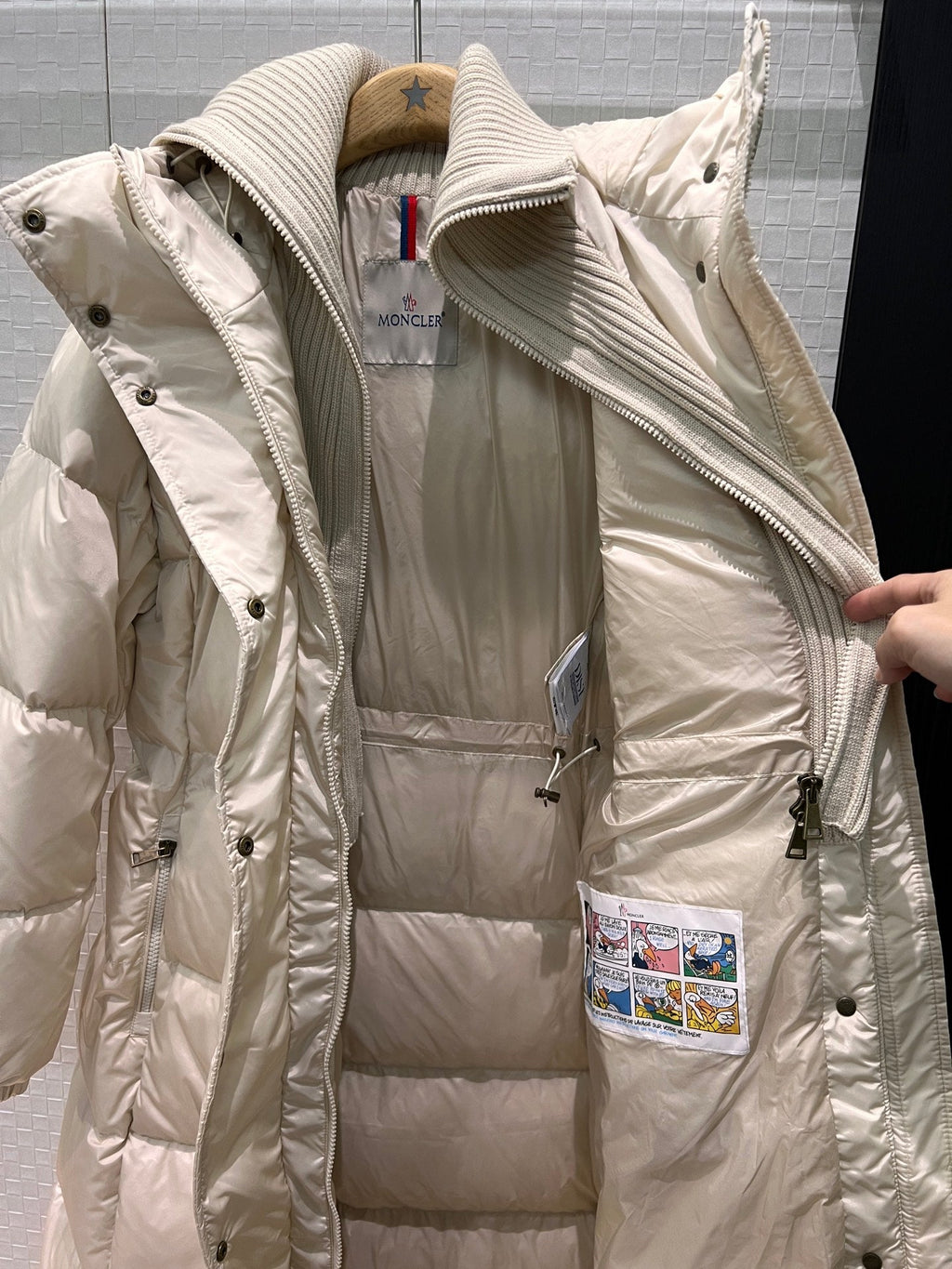Monclear Women's 2 Piece Detachable Down Jacket