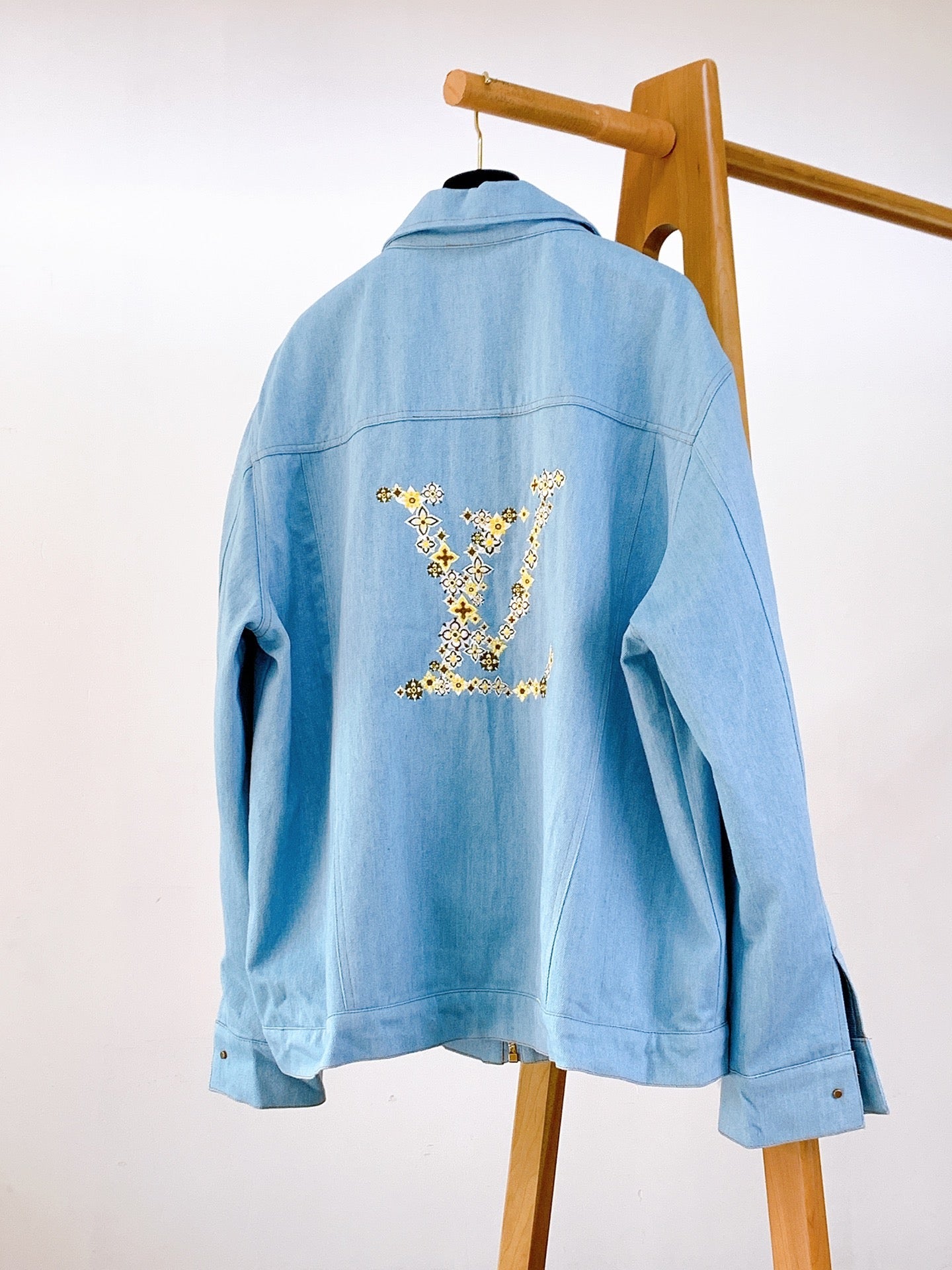 LV Collared Denim Jackets