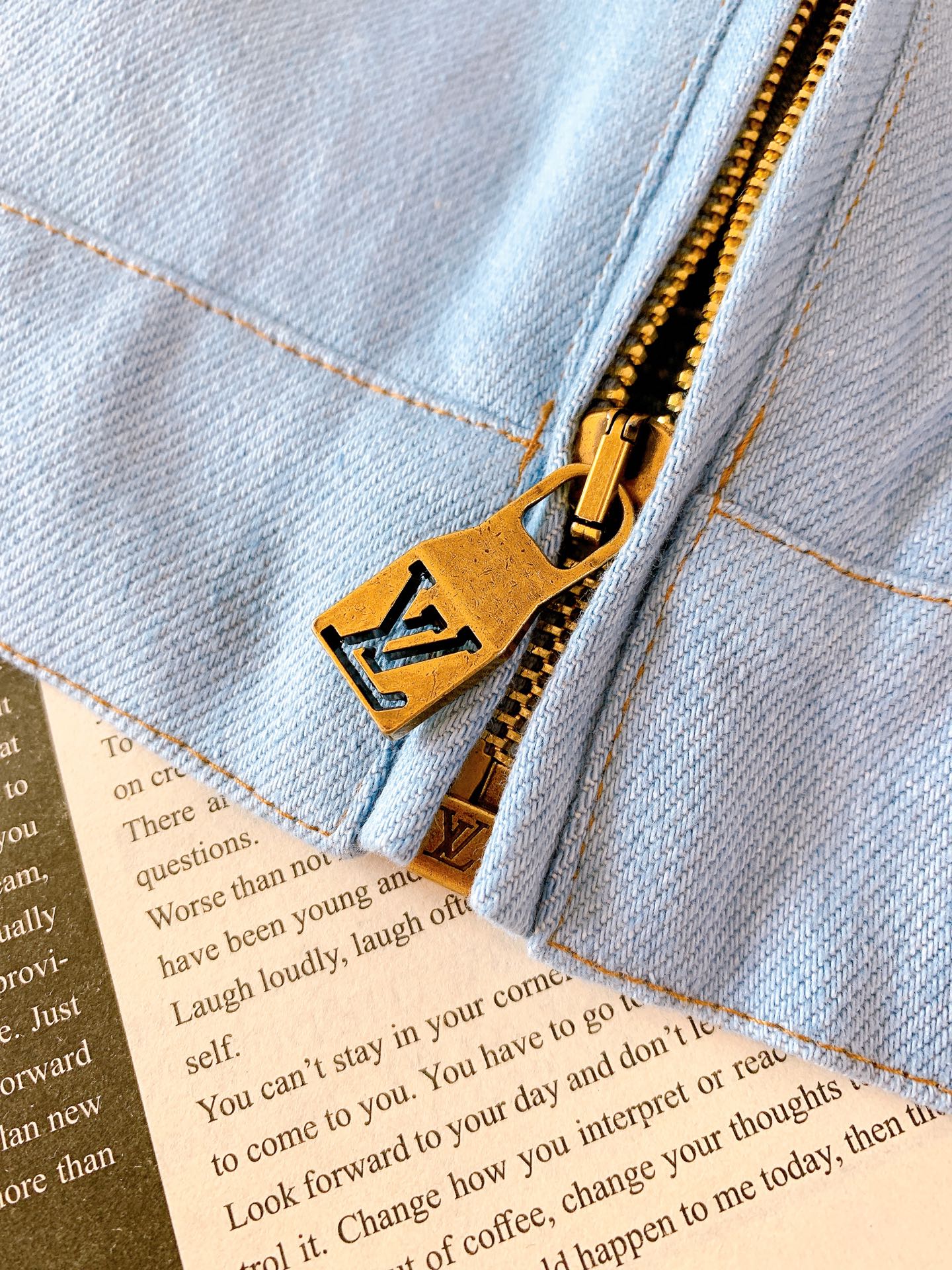 LV Collared Denim Jackets