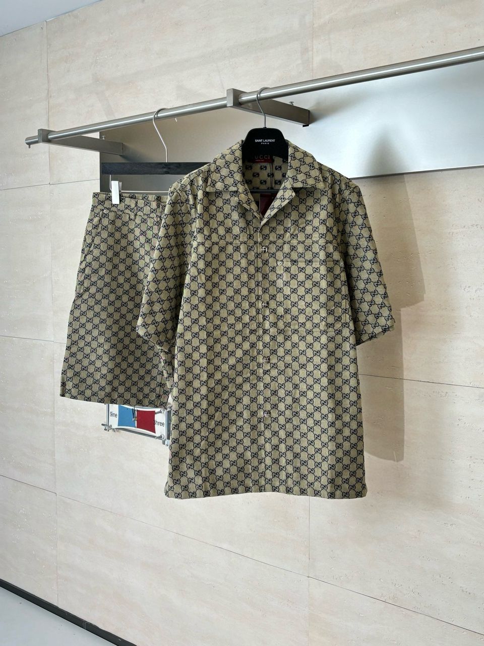 GG Double G All-over Jacquard Suit Short-Sleeve Set
