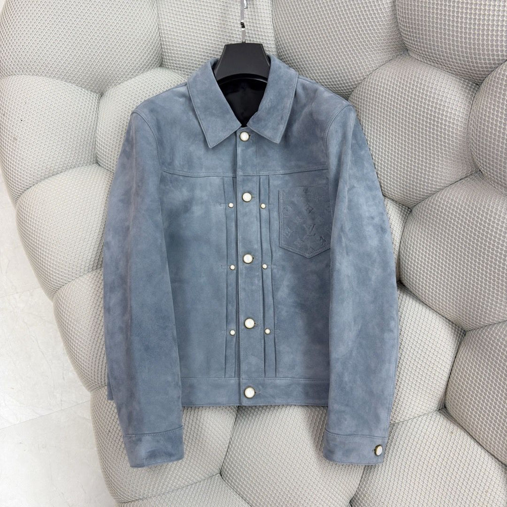 LV CalfSkin Leather Jacket