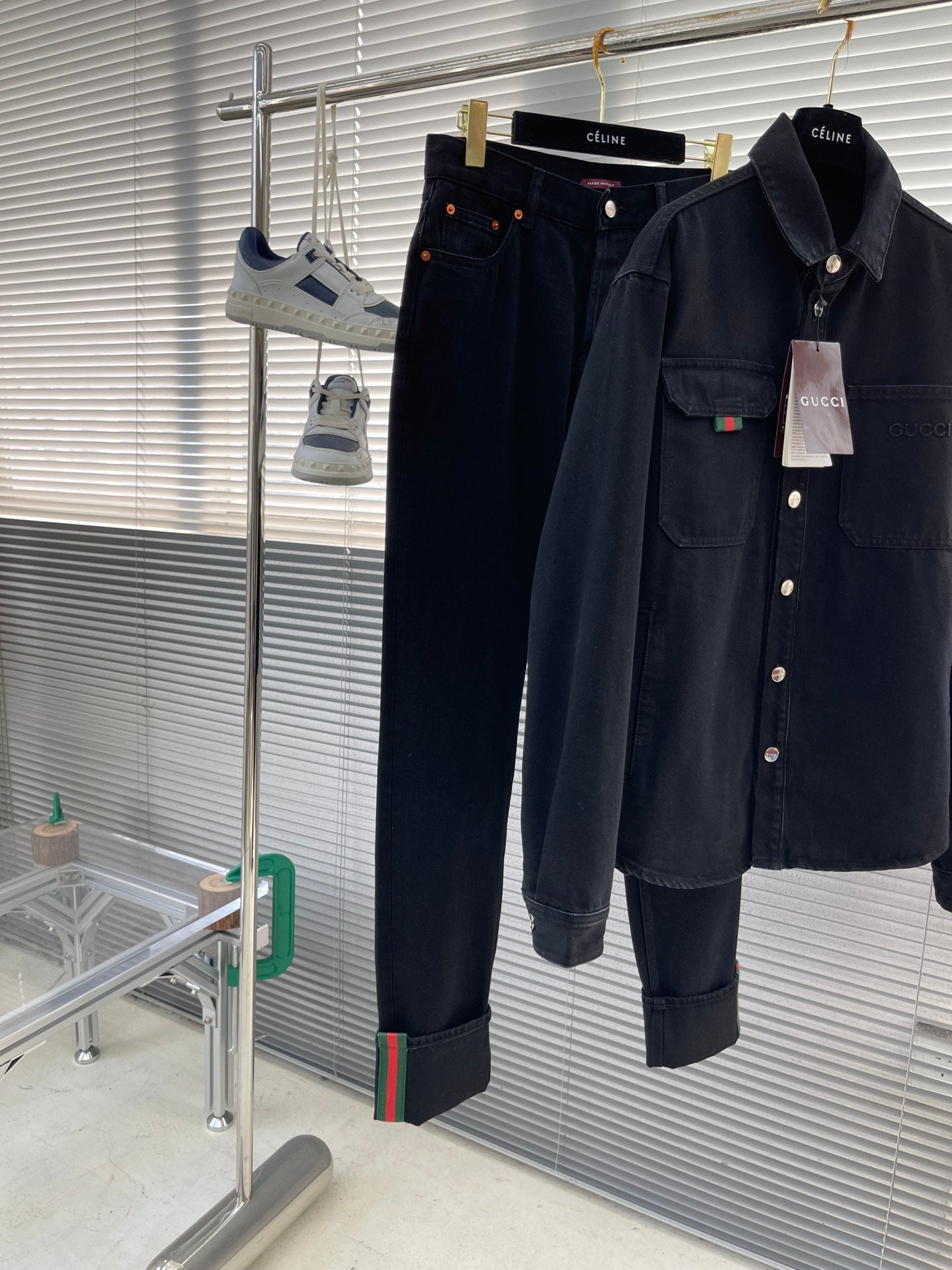 Gucci Denim Long-sleeved Shirt