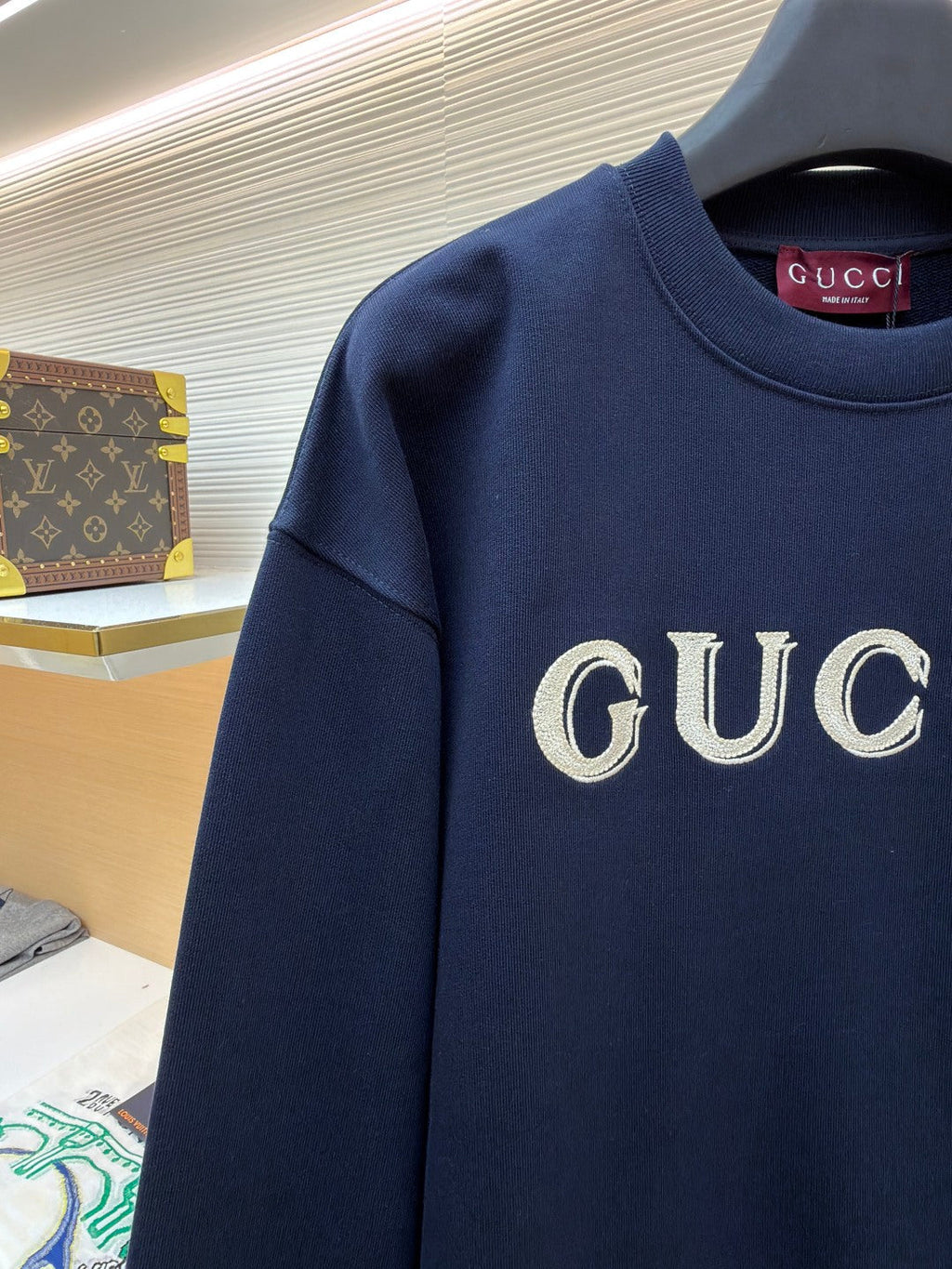 Gucci Embroidered Crewneck Sweatshirt
